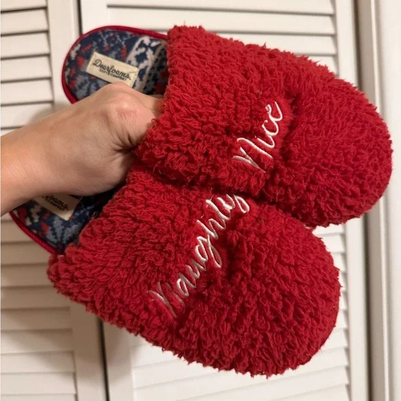 Dearfoams Naughty & Nice Slippers - Picture 7 of 8